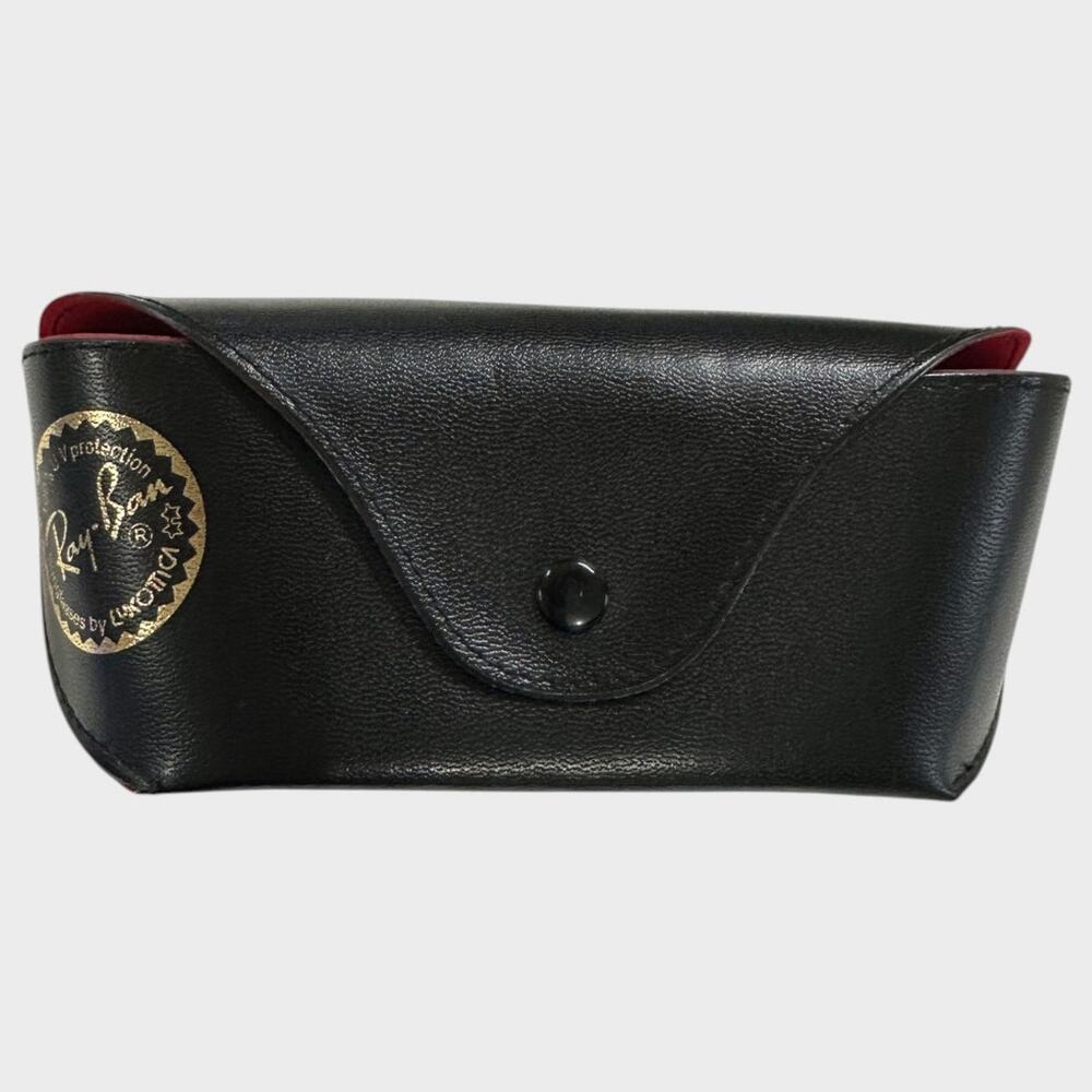 RayBan Black Glasses Sunglasses Case Snap Closure